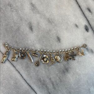 Sterling Silver Charm Bracelet